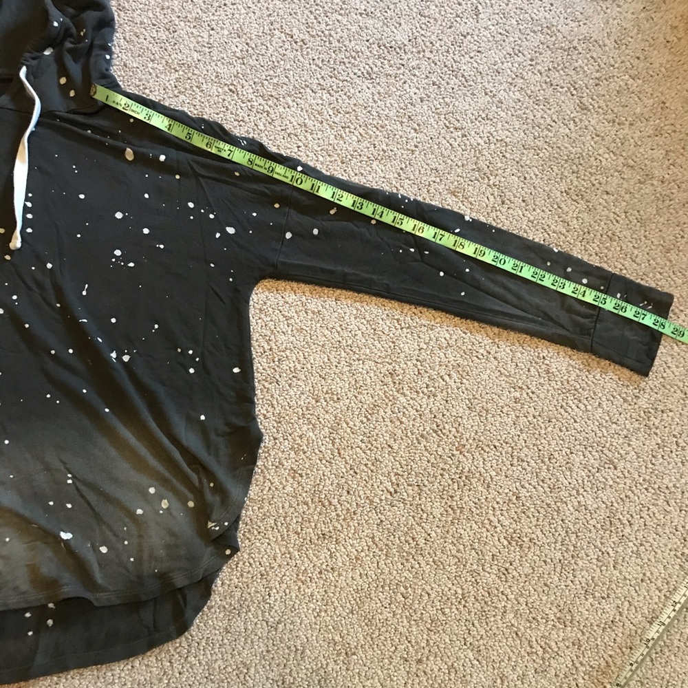 Betsey Johnson Performance Brown Ombré Hoodie, GUC, M - Picture 9 of 14